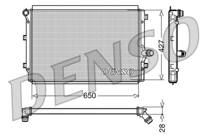 Denso Radiator DRM32017