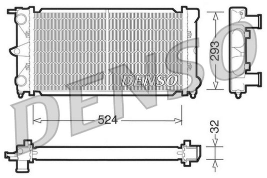 Denso Radiator DRM32020