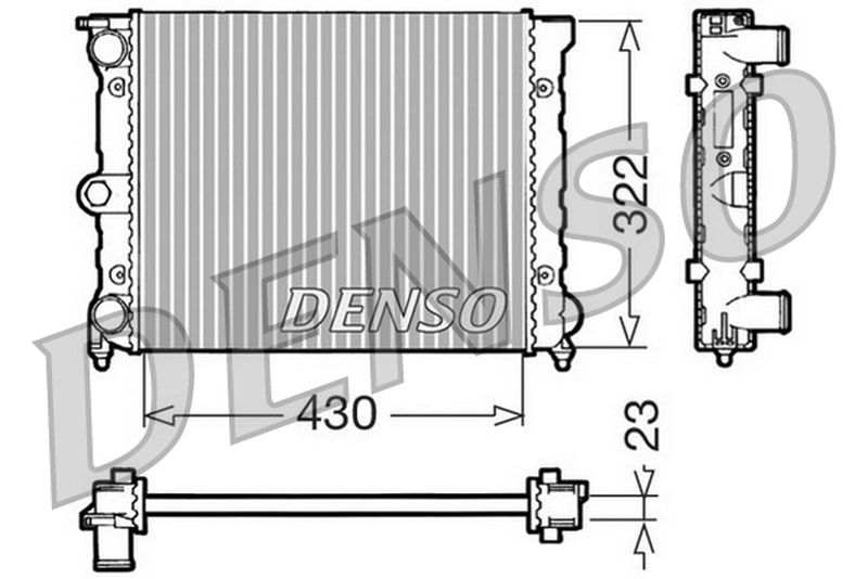 Denso Radiator DRM32022