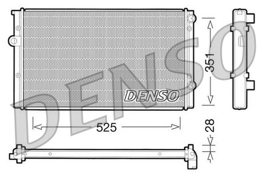 Denso Radiator DRM32028