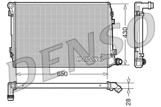 Denso Radiator DRM32037