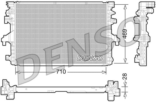Denso Radiator DRM32038