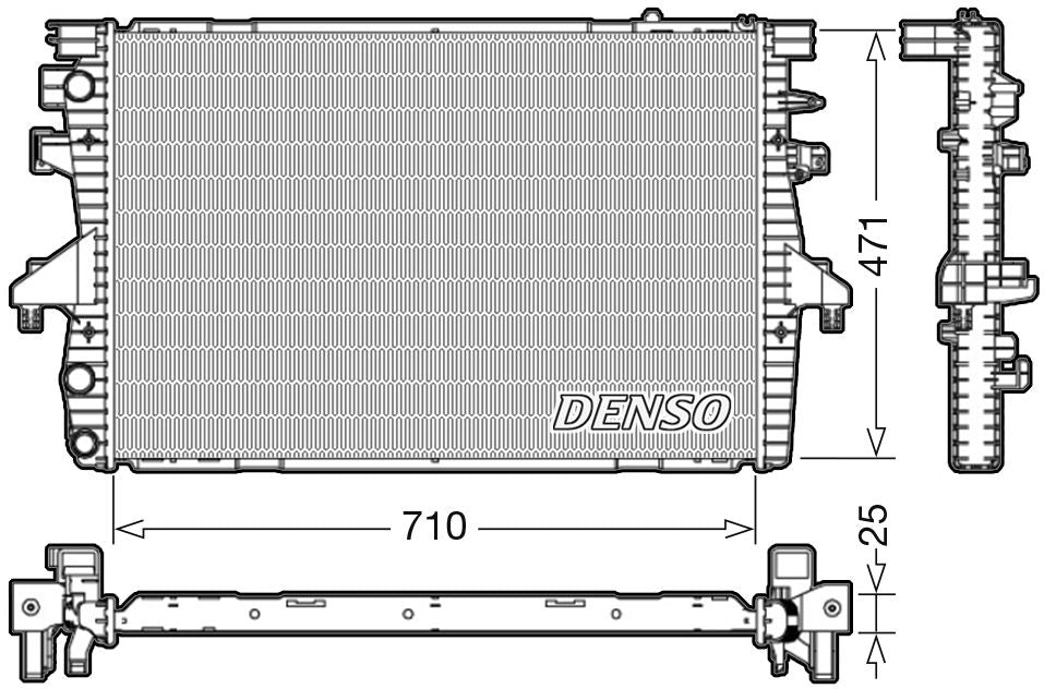 Denso Radiator DRM32039