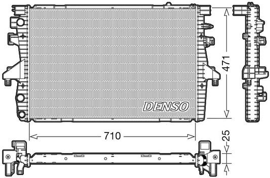 Denso Radiator DRM32039