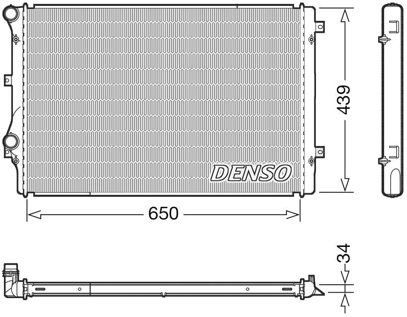 Denso Radiator DRM32041