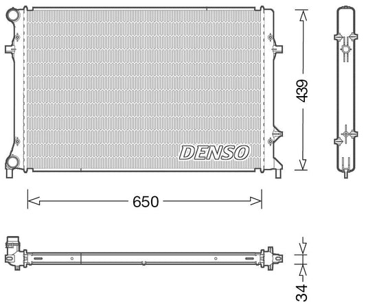 Denso Radiator DRM32042