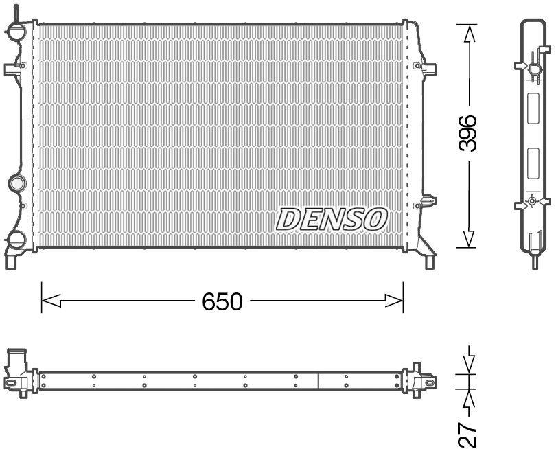 Denso Radiator DRM32043