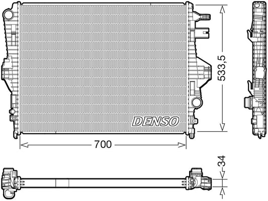 Denso Radiator DRM32050