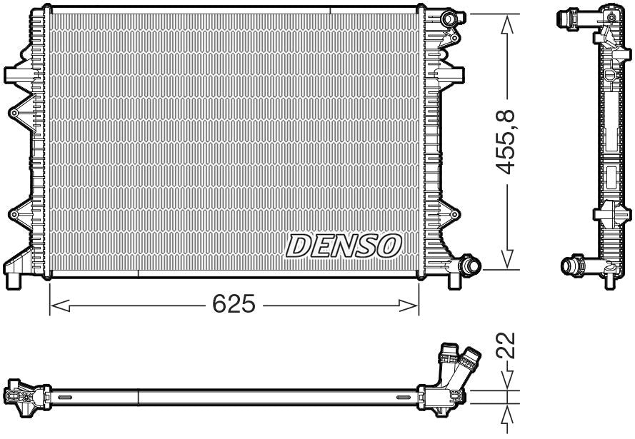 Denso Radiator DRM32066