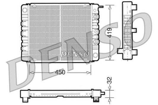 Denso Radiator DRM33002
