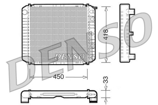 Denso Radiator DRM33005