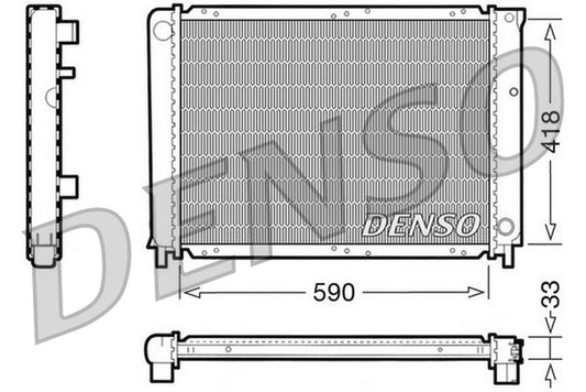 Denso Radiator DRM33031