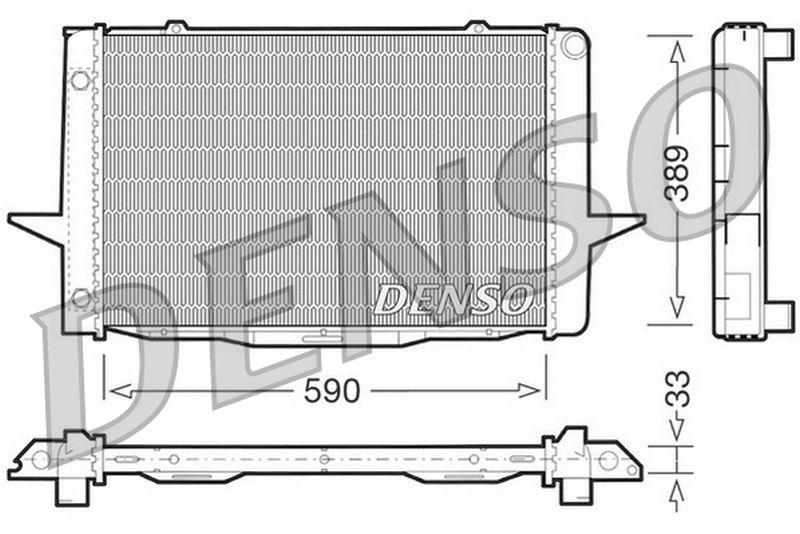 Denso Radiator DRM33041