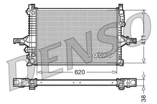 Denso Radiator DRM33066