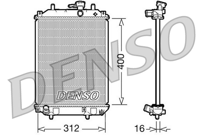 Denso Radiator DRM35002