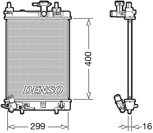 Denso Radiator DRM35004