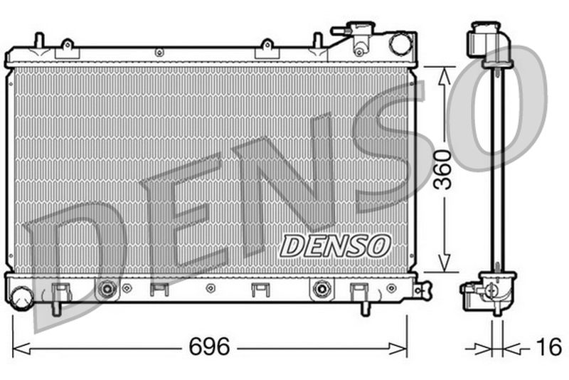 Denso Radiator DRM36002