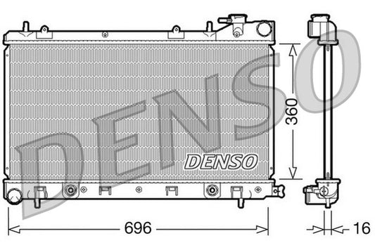 Denso Radiator DRM36002