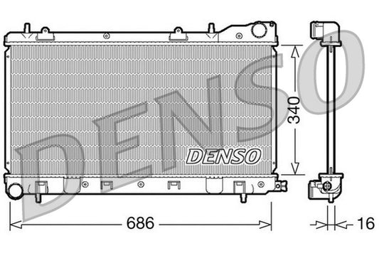 Denso Radiator DRM36003