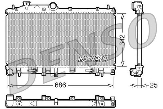 Denso Radiator DRM36005