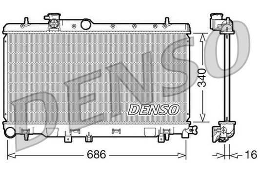 Denso Radiator DRM36006