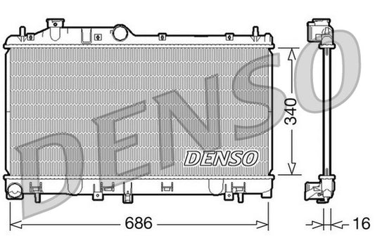 Denso Radiator DRM36007
