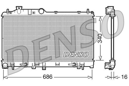 Denso Radiator DRM36009