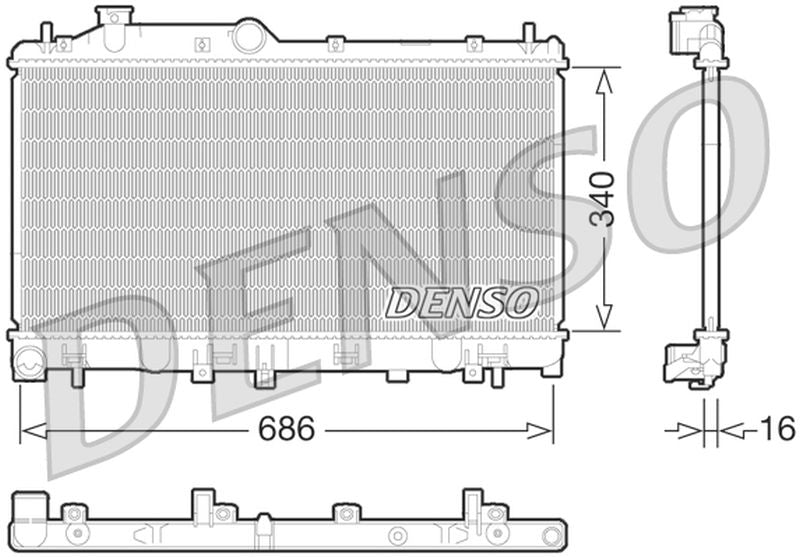 Denso Radiator DRM36013