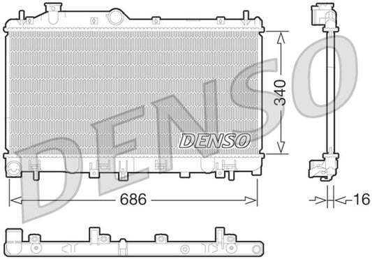 Denso Radiator DRM36013