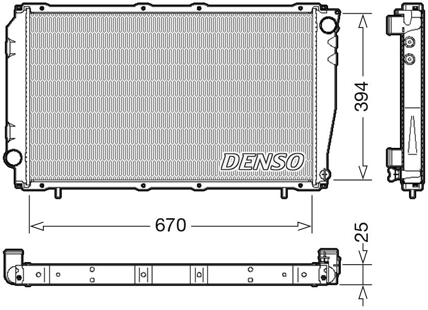 Denso Radiator DRM36016
