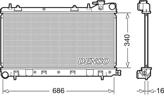 Denso Radiator DRM36017