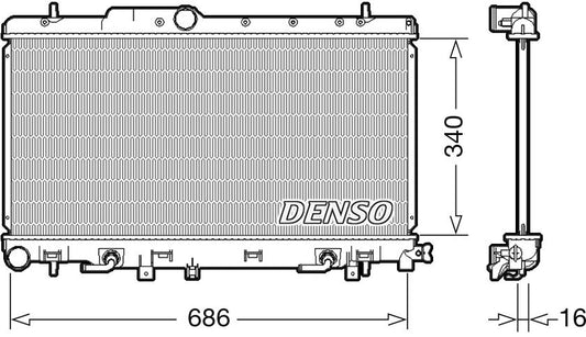 Denso Radiator DRM36018