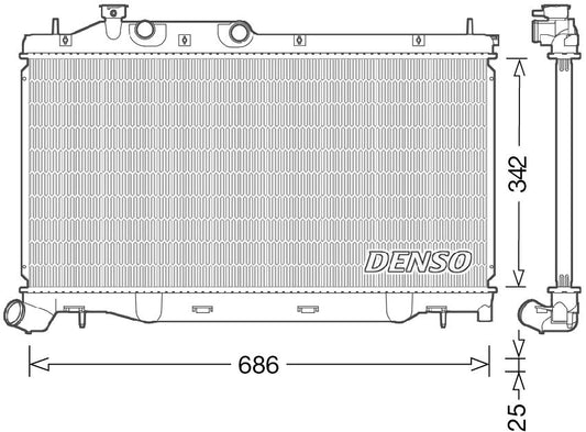 Denso Radiator DRM36023