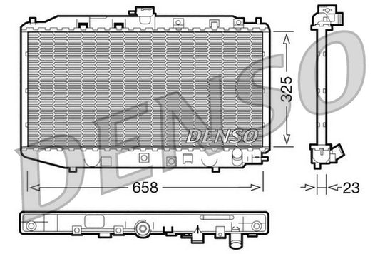 Denso Radiator DRM40002