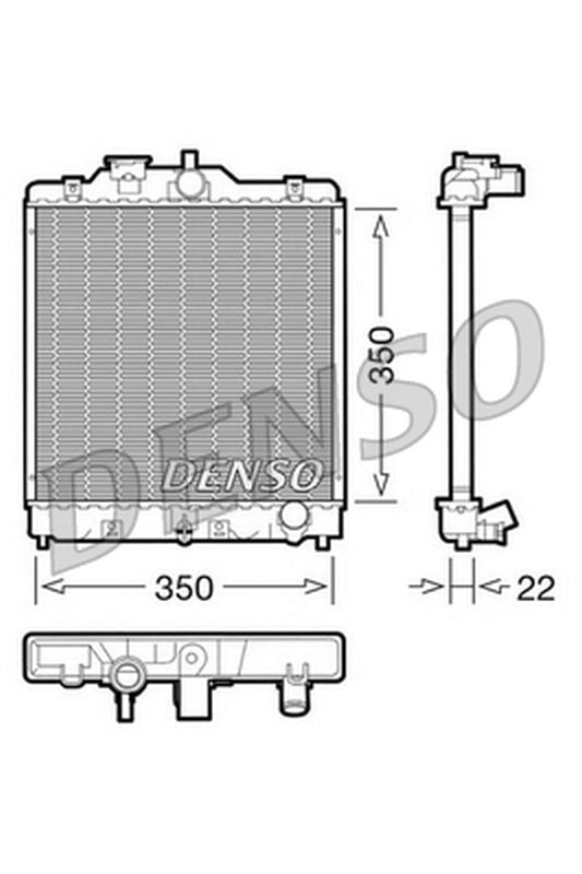 Denso Radiator DRM40003