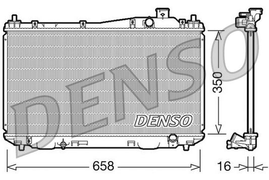 Denso Radiator DRM40009
