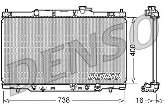 Denso Radiator DRM40012