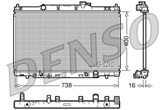 Denso Radiator DRM40013