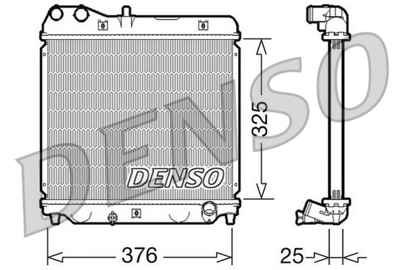 Denso Radiator DRM40015