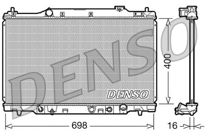 Denso Radiator DRM40016