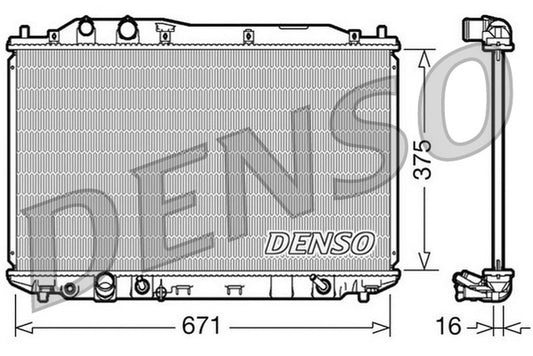 Denso Radiator DRM40018