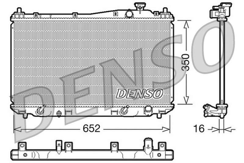 Denso Radiator DRM40019