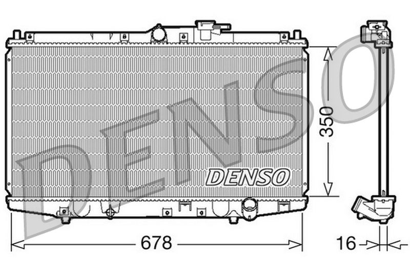 Denso Radiator DRM40021