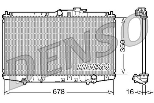 Denso Radiator DRM40021