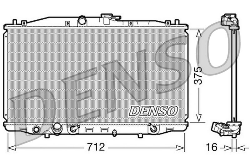 Denso Radiator DRM40022