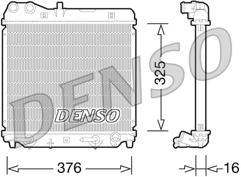 Denso Radiator DRM40026