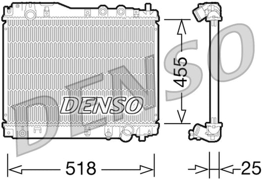 Denso Radiator DRM40027