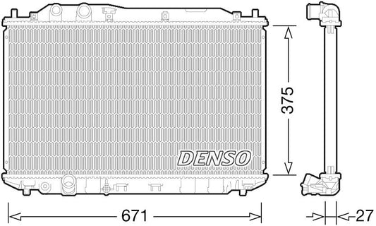 Denso Radiator DRM40029