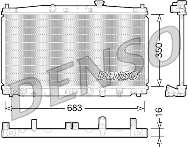 Denso Radiator DRM40032