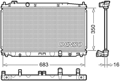 Denso Radiator DRM40035